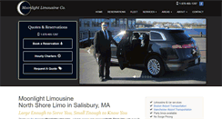 Desktop Screenshot of moonlight-limousine.com