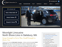 Tablet Screenshot of moonlight-limousine.com